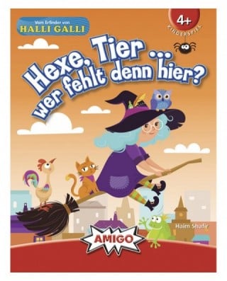 魔女はだれといるの？　アミーゴ社　ドイツ　４歳位から楽しめるカードゲーム